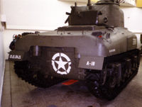 Sherman M4 A1 - Heckansicht